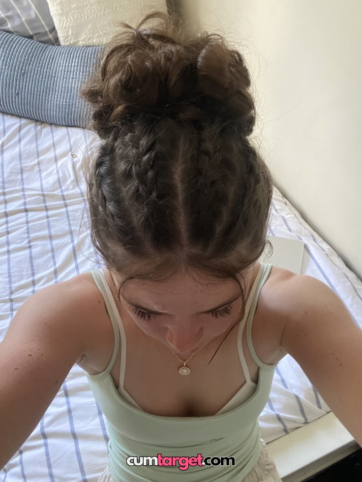 Wait for cum Finish on Top-Down Selfie in Bedroom