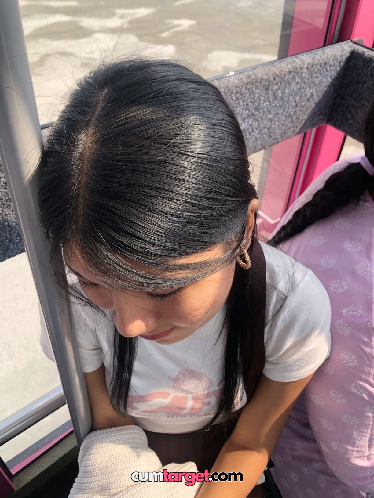 Wait for cum Finish on Girl Sitting by Window