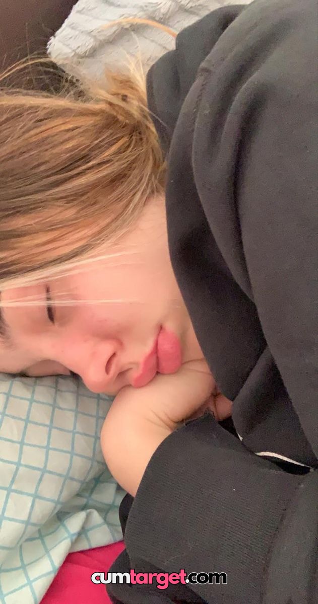 Cum target Wait for cum Person Sleeping Peacefully