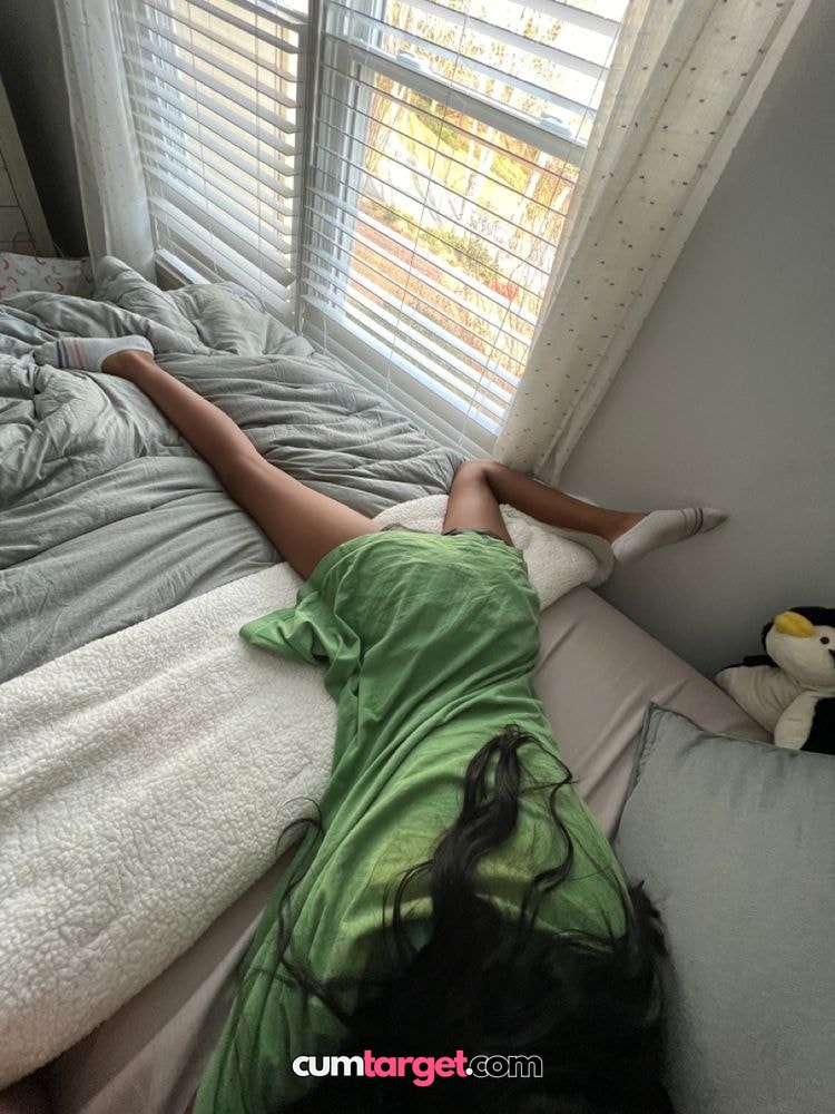 Wait for cum Wait for cum Relaxing on Bed by Window