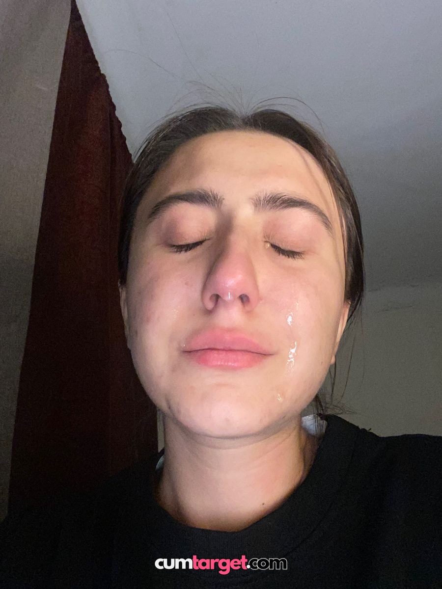 Finish on Spray on Tearful Close-Up Portrait