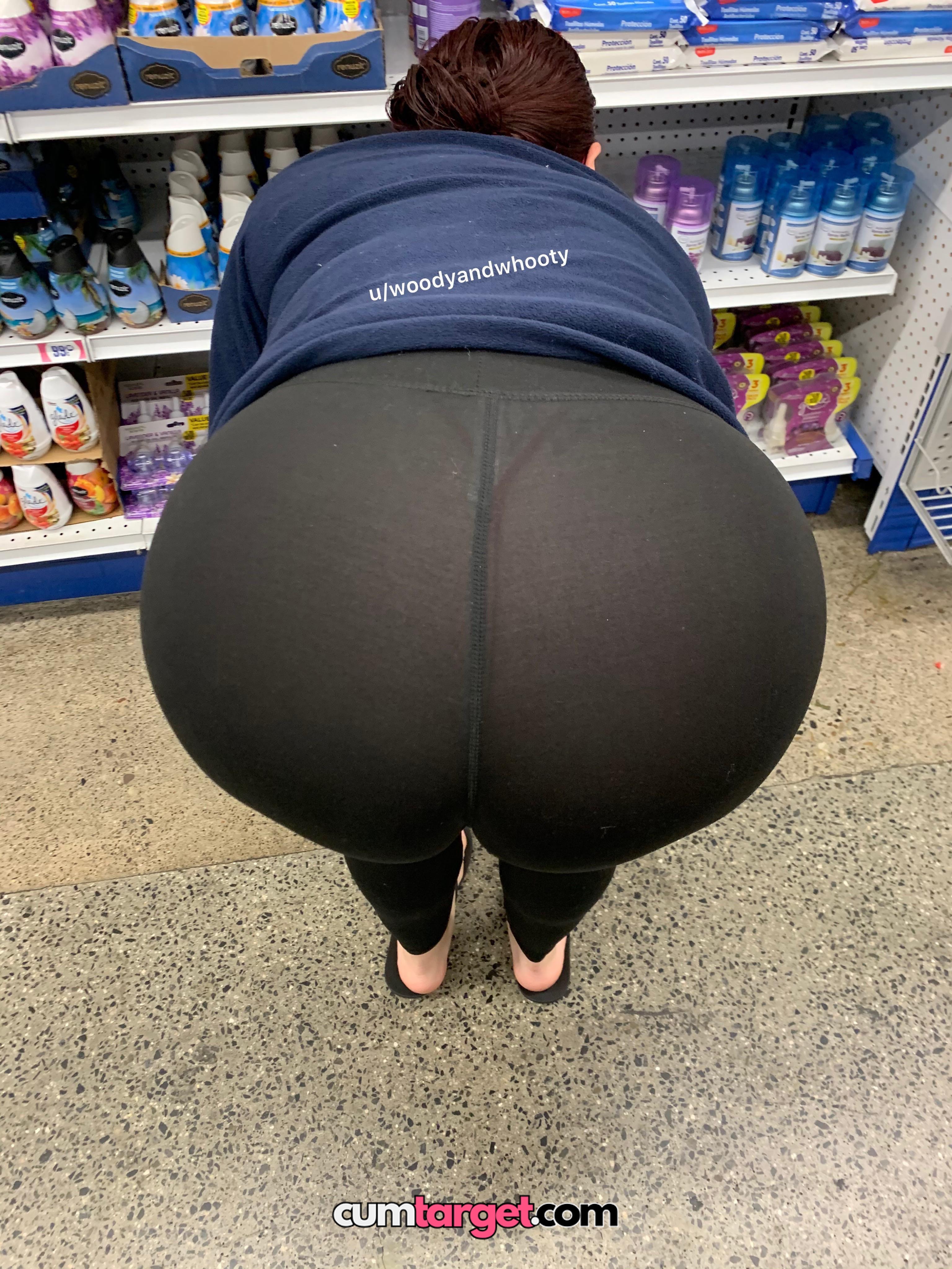 Finish on Person Bending in Store Aisle